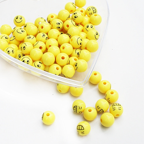 [탑키드]스마일 구슬비즈(A/B) 약 75개