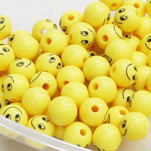 [탑키드]스마일 구슬비즈(A/B) 약 75개