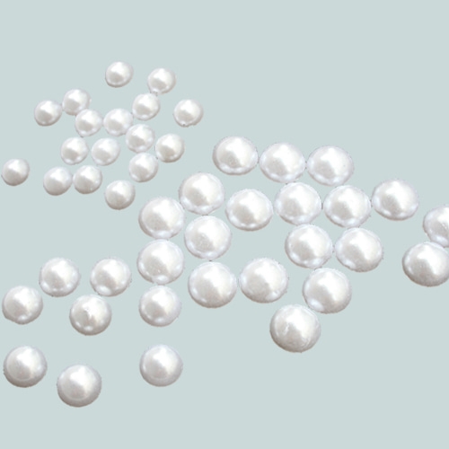 [탑키드] 반진주비즈 (흰색) (12/10/8mm) 약30g