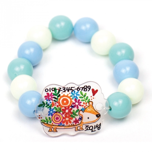 매직폴리미니 미아방지팔찌 빈티지 10장팩