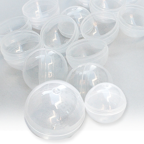 [탑키드]뽑기 투명캡슐(4.5cm/3.2cm 10개)