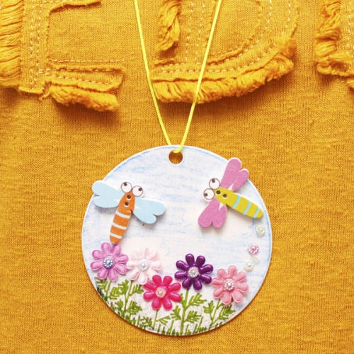 가을 코스모스 목걸이