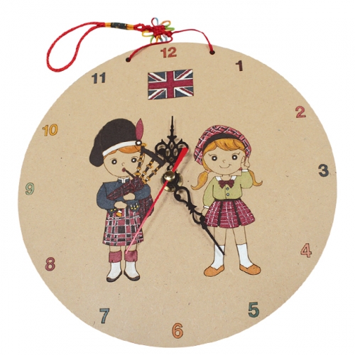 [색지청] 다문화 전통 우드시계 6종