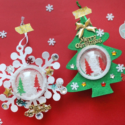 트리 볼록오너먼트 5set