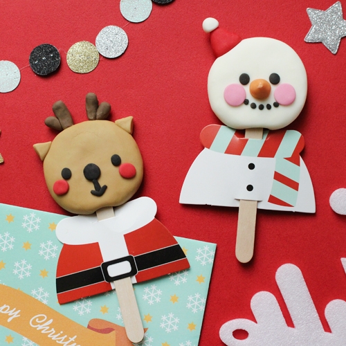 산타패밀리 캔디 클레이 비누 5set