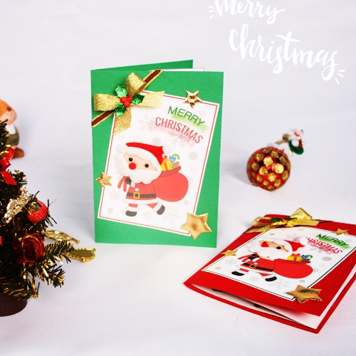 [만들기]크리스마스 팝업 산타카드(5set)
