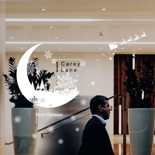 애니시트 성탄절 크리스마스 스티커 모음(눈꽃송이, 산타클로스, 루돌프)