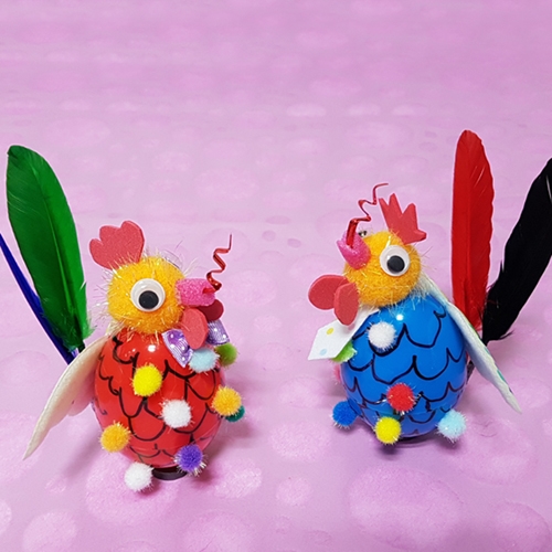 꼬끼오~ 닭 / 입체연하장/5인