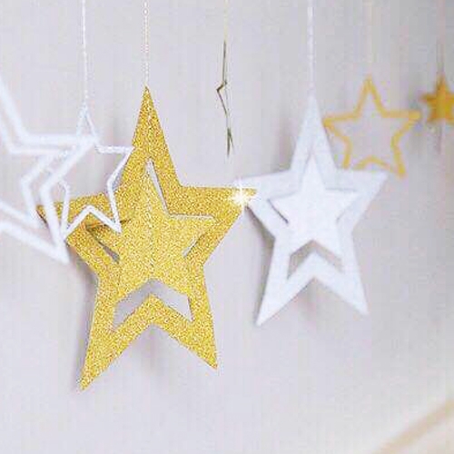 [탑키드]홀로그램 별 장식(7종)