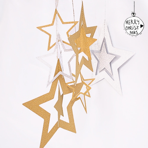 [탑키드]홀로그램 별 장식(7종)