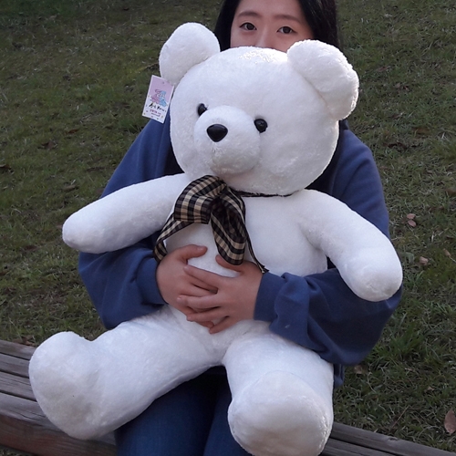 슈가첵빅베어/국산/대형곰인형쿠션