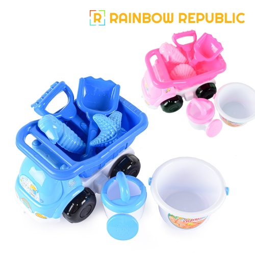 덤프트럭 모래놀이