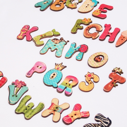 [탑키드]알파벳 우드비즈(25개)