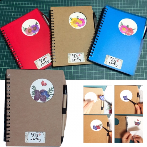 누름꽃 노트만들기패키지/압화책만들기