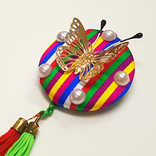 나비 노리개 브로치 남녀공용 / 5인