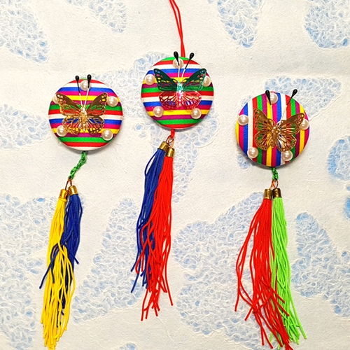 나비 노리개 브로치 남녀공용 / 5인