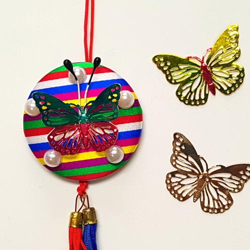 나비 노리개 브로치 남녀공용 / 5인