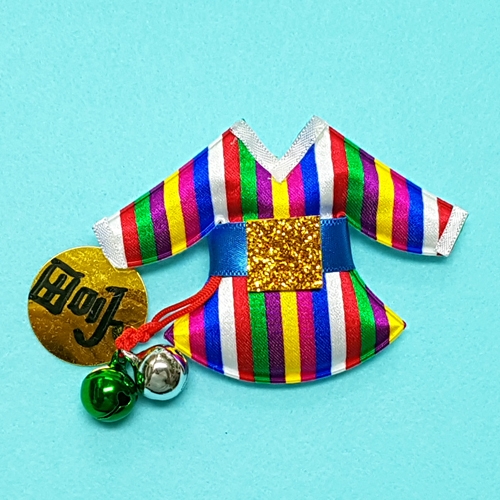 한복 브로치 (색동) 남자용/여자용 5인