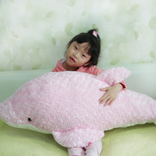 인형쿠션 돌고래슈퍼125/국산