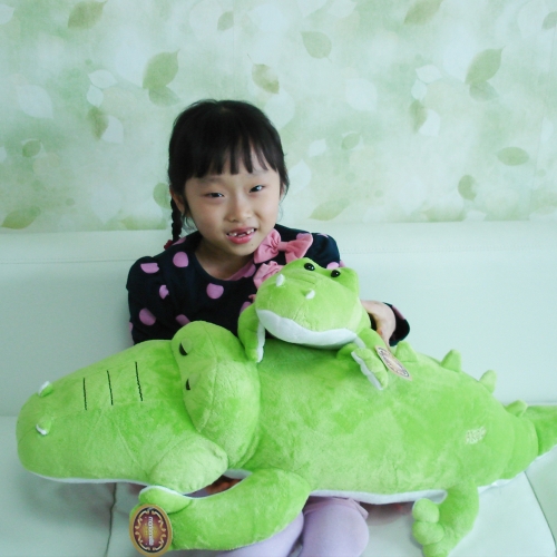 대형인형쿠션 악어쿠션 왕100/등쿠션