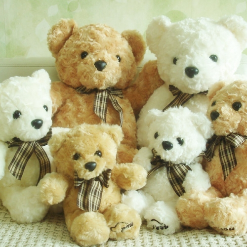 토토리본곰인형/중/품에쏙36cm곰돌이