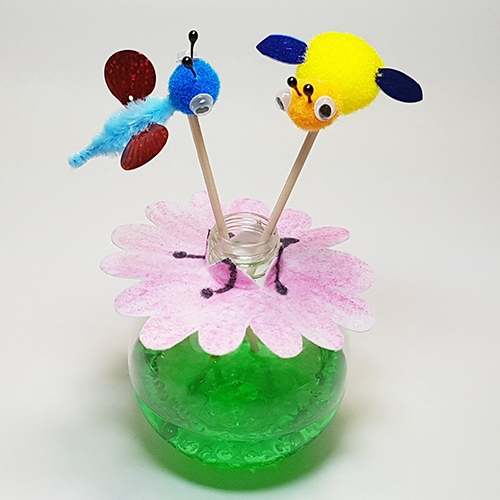 꽃과 나비 디퓨저 4인