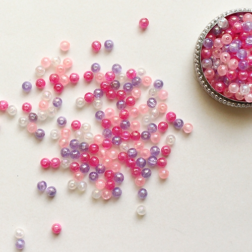 핑크톤 반짝미니구슬 200p