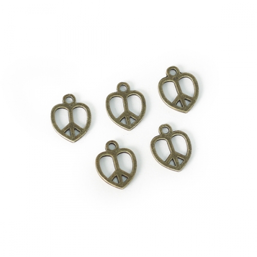 금속참장식-나뭇잎(6개)[1316]