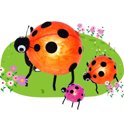 빨리 가는 무당벌레 5인