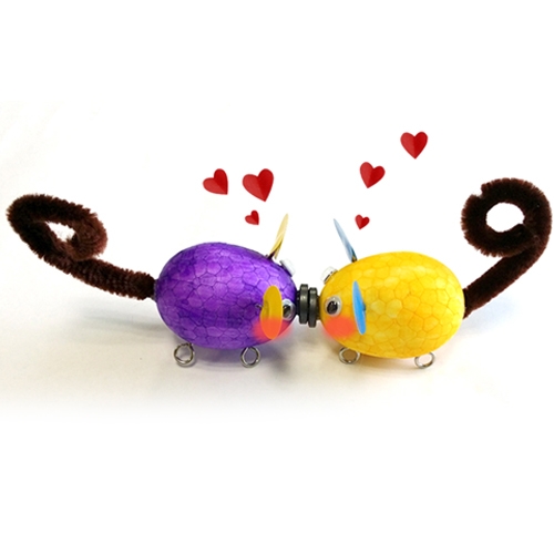 뽀뽀하는 생쥐 5인 패키지