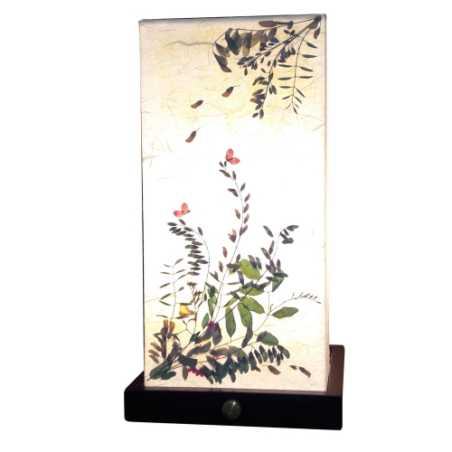 원목 아카시아한지등/자연의꽃을넣은수공예 한지등