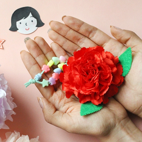 카네이션 손거울 5set