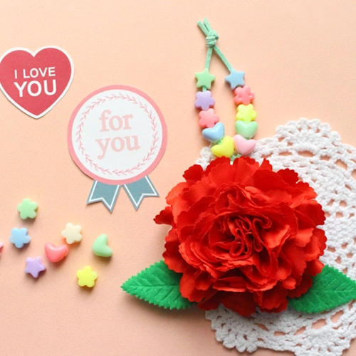 카네이션 손거울 5set