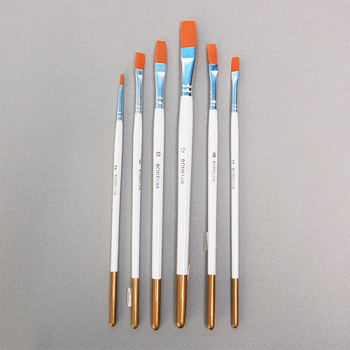 전문가용 평붓(6종 세트)