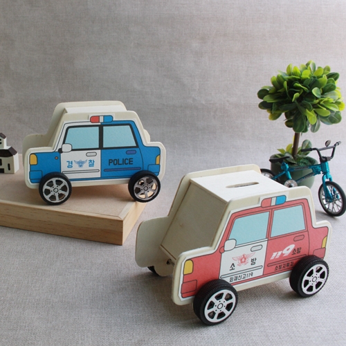 경찰차와 소방차 저금통