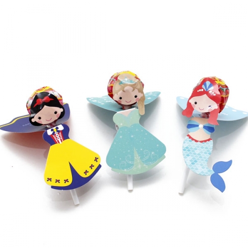 프린세스 막대사탕 페이퍼(3개)