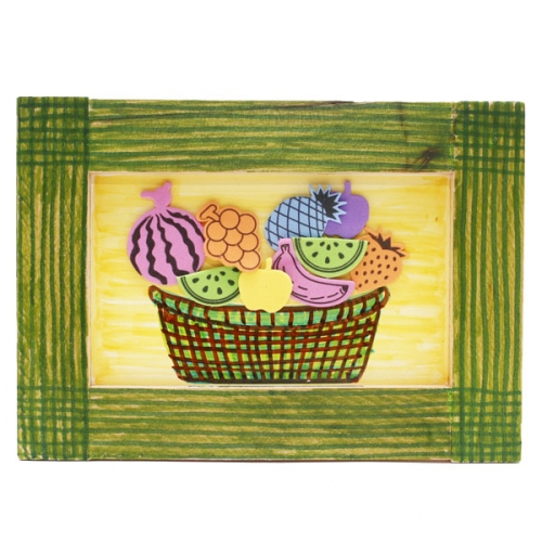 여름과일 나무액자