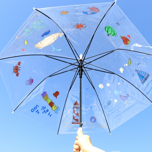 메이크문구 M.098 스티커여름우산꾸미기