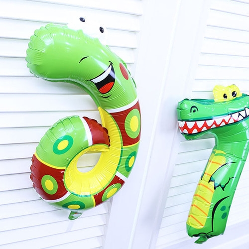 [탑키드] 동물 숫자 은박풍선(0~9)