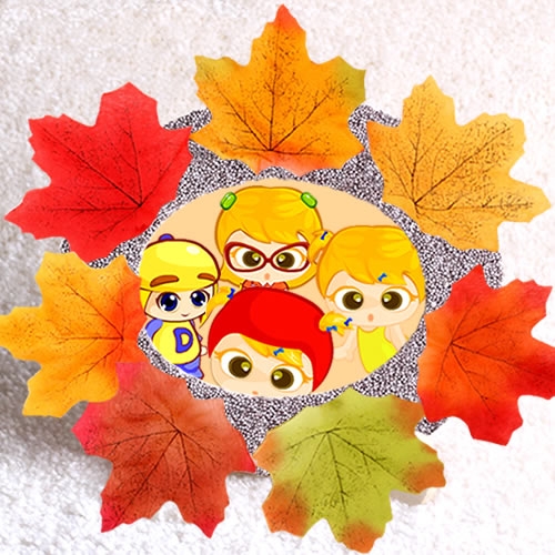 가을 단풍잎 액자 꾸며보기(5개세트)