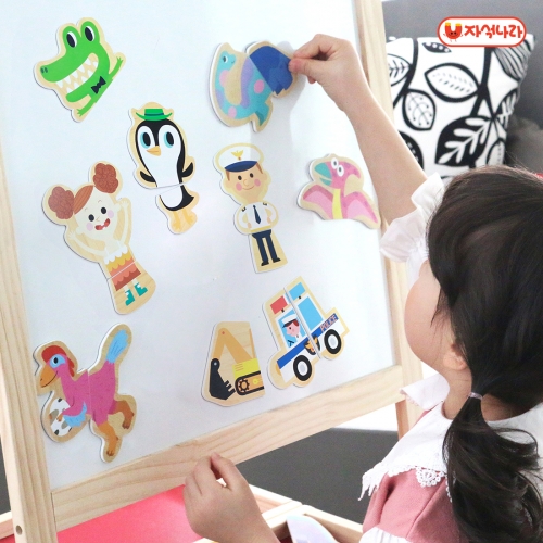 [자석나라] NEW 자석 퍼니퍼즐 (과일야채 28p) /자석퍼즐/채소/수박