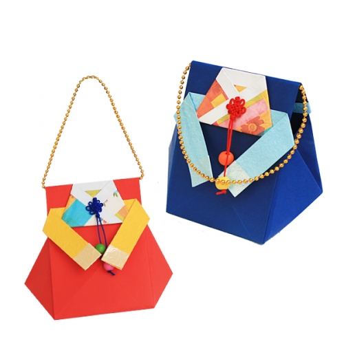 [탑키드] 만들기세트 한복 복주머니(5set)