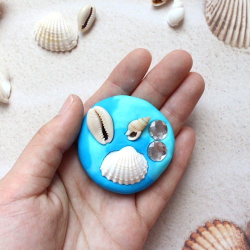 바닷속 조개 클레이 비누 10set