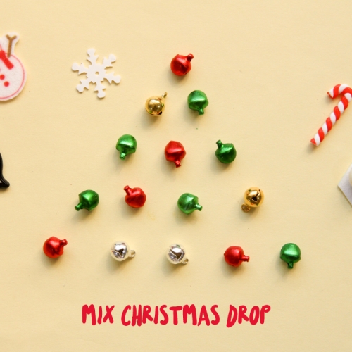 믹스 크리스마스 방울 50p