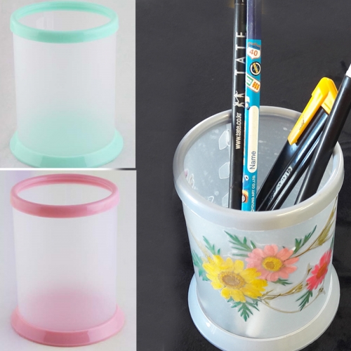 다용도 칼라연필꽃이만들기/압화 체험패키지,압화