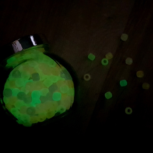 야광투명파스텔비즈 100p