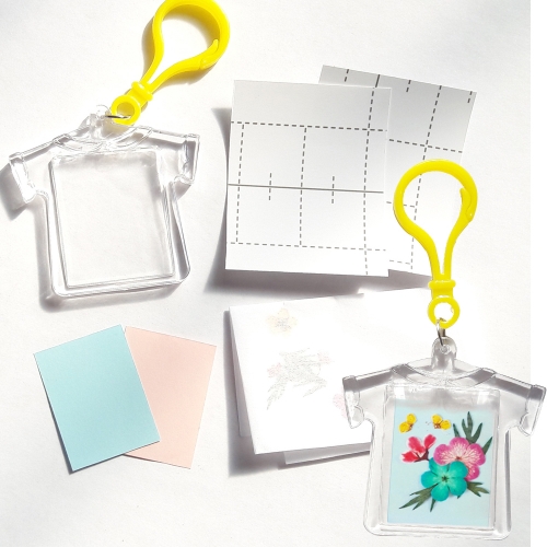 옷가방고리/티셔츠가방고리만들기/아크릴 T가방고리/아크릴사진케이스