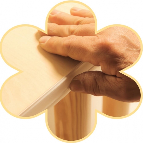 투명안전테두리쿠션/유아10인용책상세트/고무나무