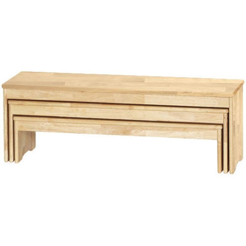 고무나무 3단의자세트