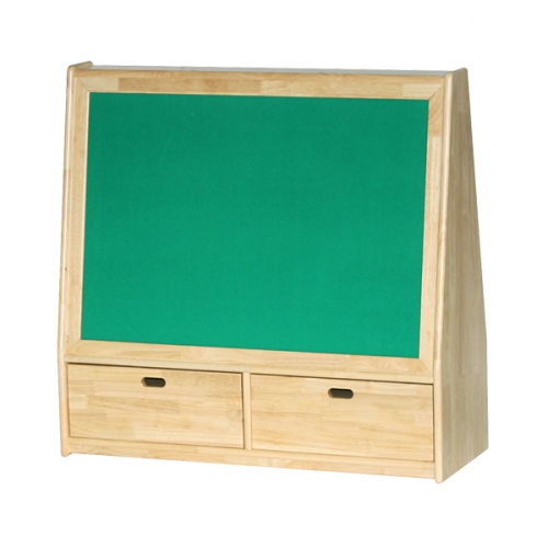 고무나무 영유아 양면서랍칠판